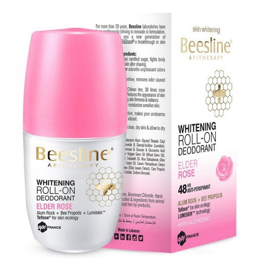 مزيل عرق رول مبيض برائحة الورد 50 مل