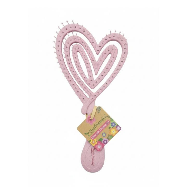 فرشاة فك التشابك بتصميم القلب