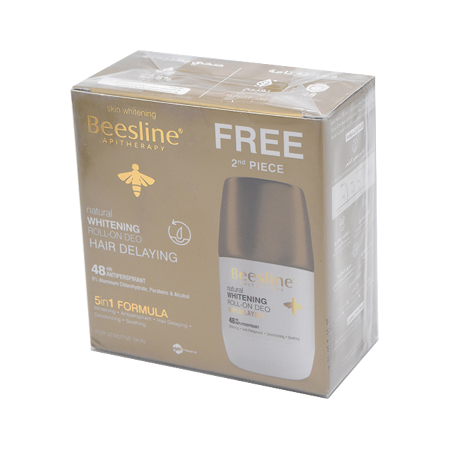 مزيل عرق رول مبيض ومؤخر نمو الشعر  50 مل 1 + 1 مجانًا