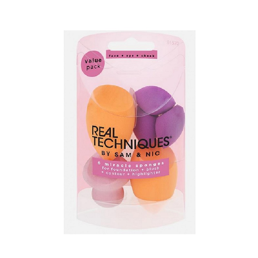 مجموعة اسفنجات الوجه ميراكل 6 قطع