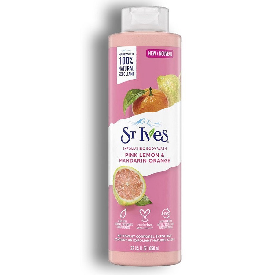 غسول للجسم بالليمون الوردي واليوسفي 650 مل