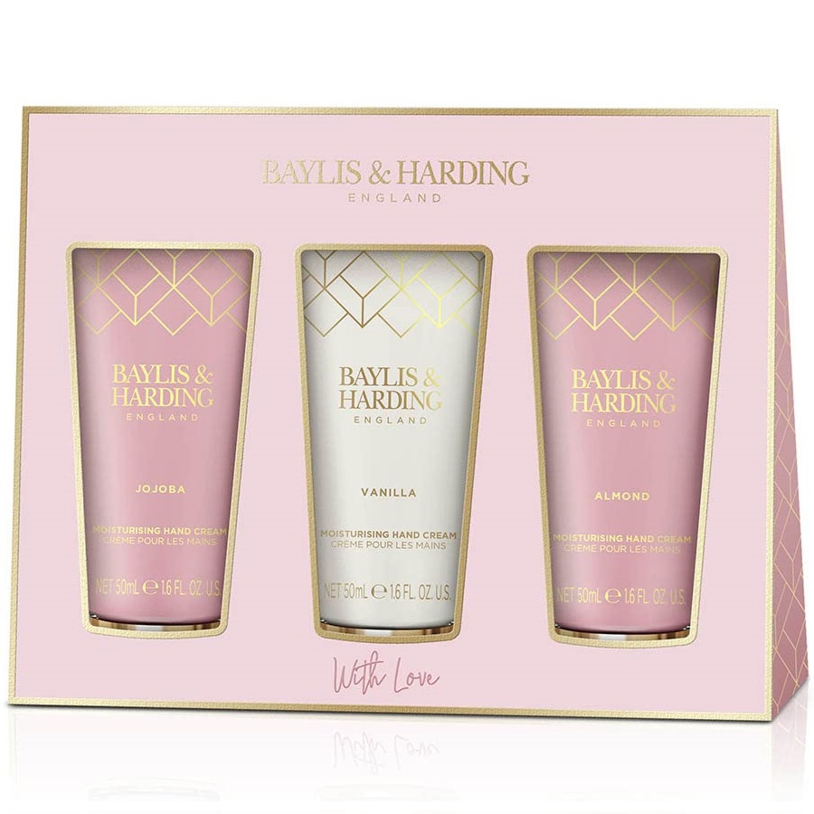 مجموعة هدايا كريم اليدين الفاخر 3 قطع