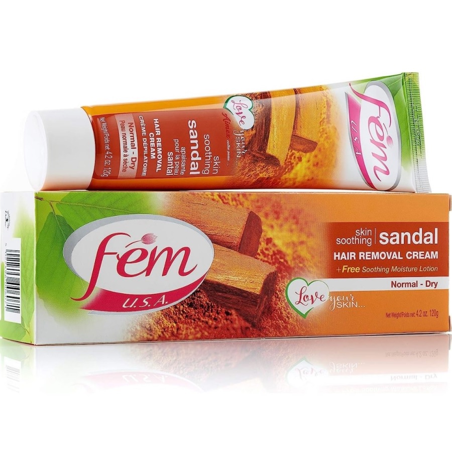 كريم مزيل للشعر بخشب الصندل 120 غم