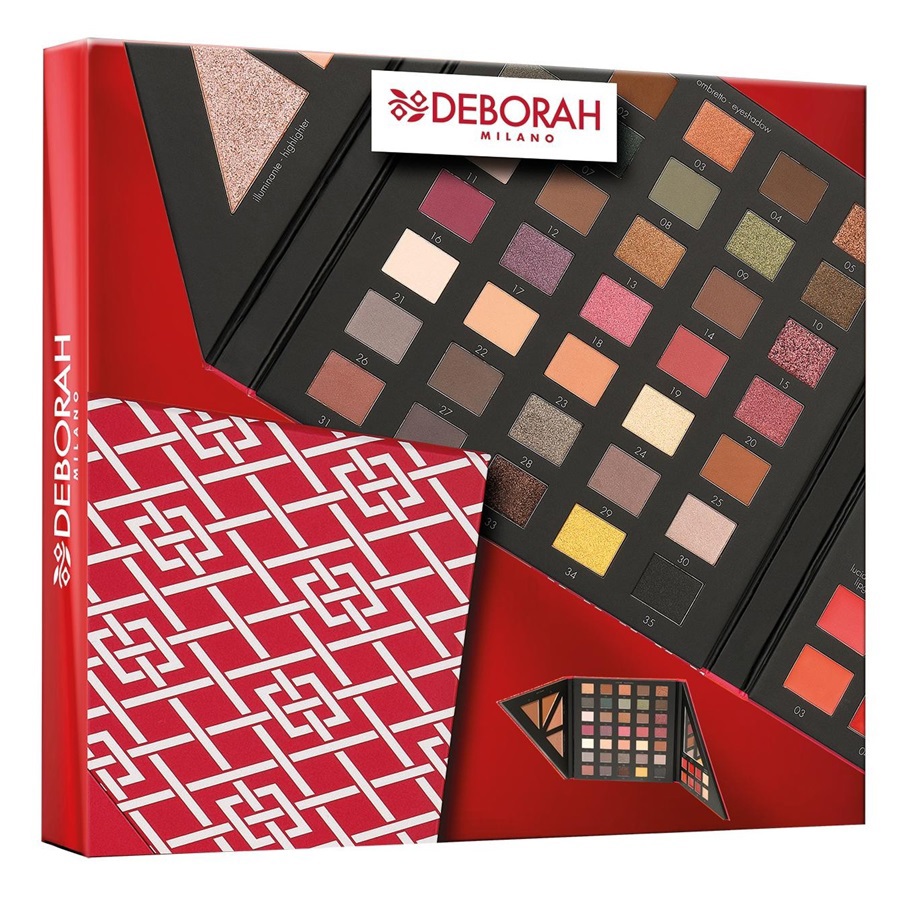 مجموعة مكياج فوليوم 3 بتدرجات دافئة