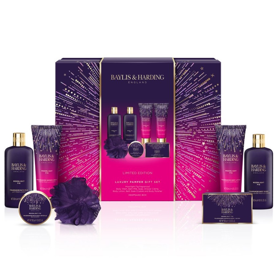 مجموعة العناية بالجسم بالتين والرمان 7 قطع