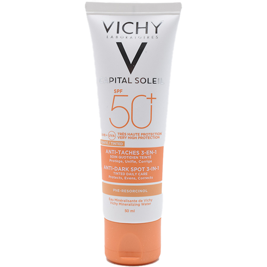 واقي شمس كابيتال سولي 3 في 1 ضد البقع بعامل حماية 50, 50 مل