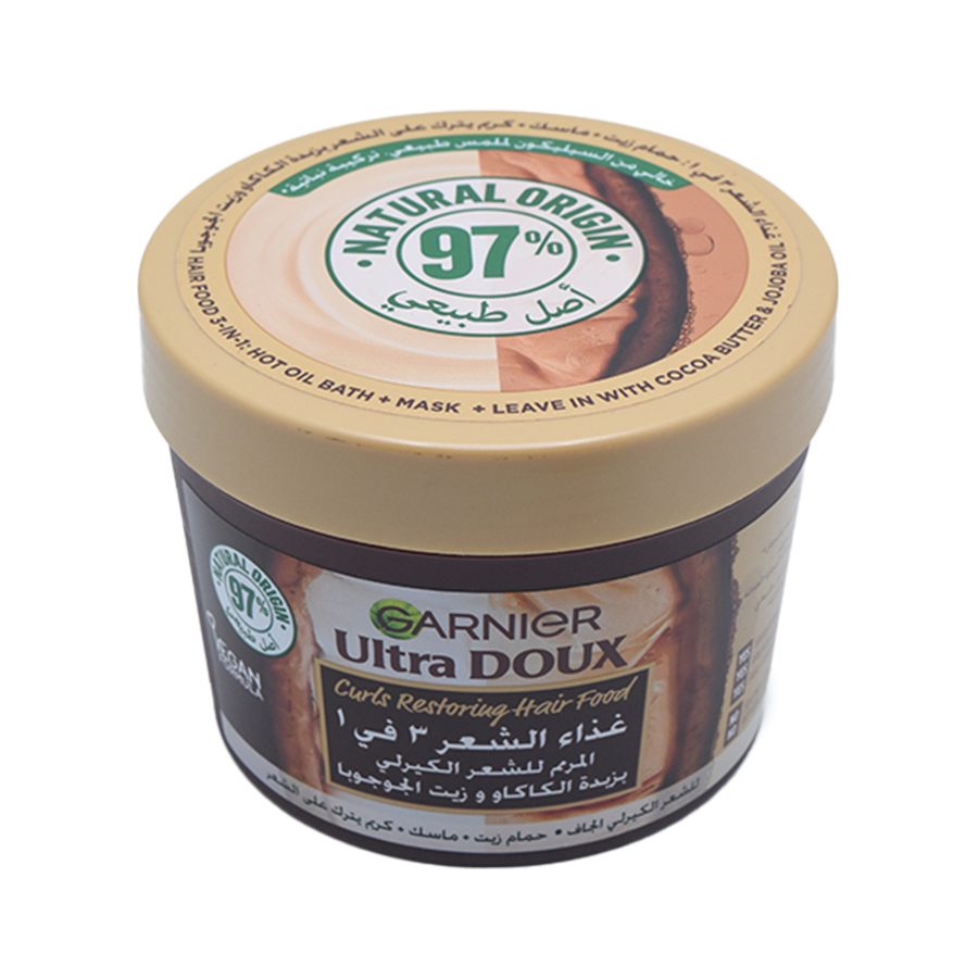 كريم الشعر المرمم 3 في 1 بزبدة الكاكاو وزيت الجوجوبا 390 مل