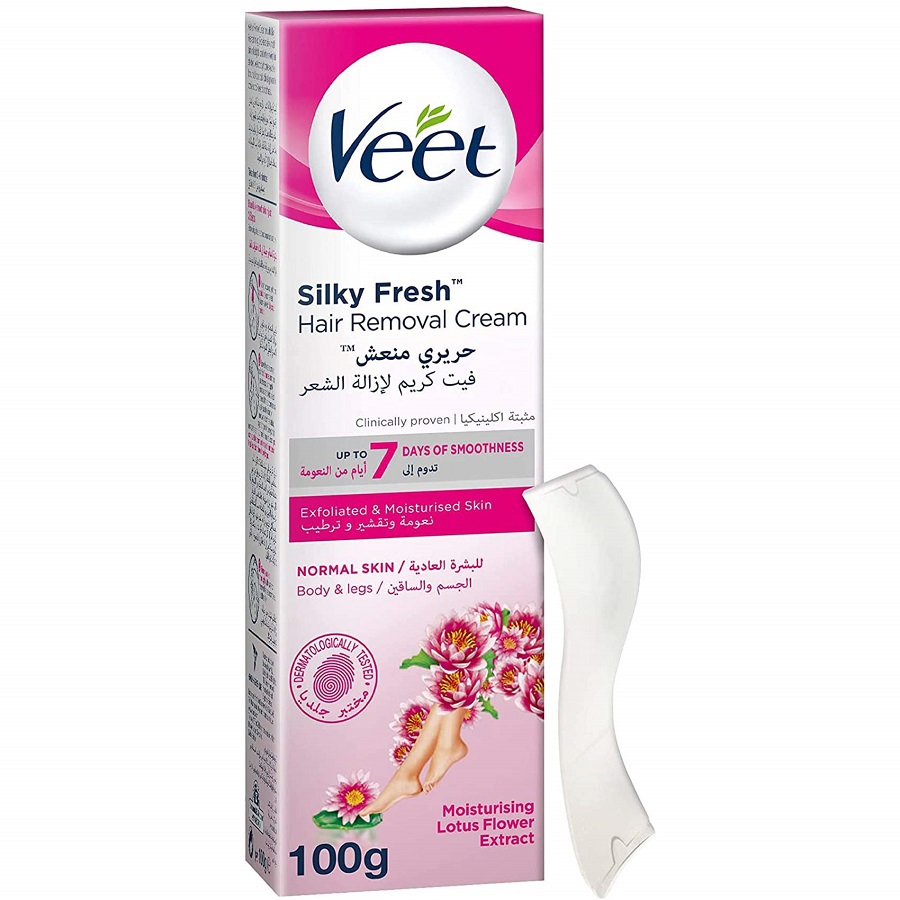 كريم إزالة الشعر لبشرة حريرية ومنتعشة 100 غم 0