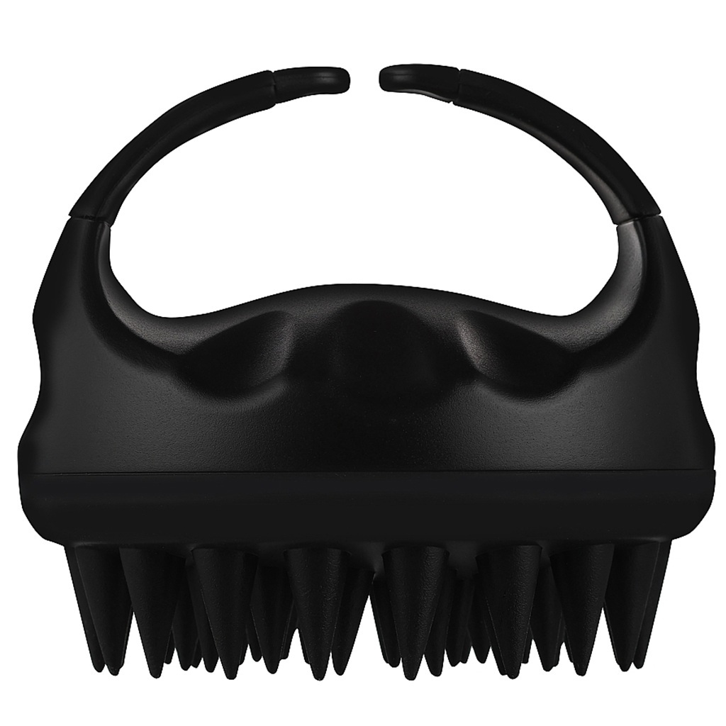 فرشاة تدليك فروة الرأس باللون الأسود