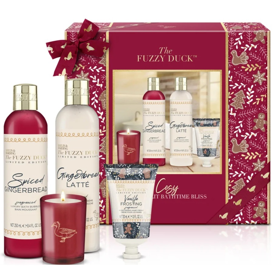 مجموعة هدايا عيد الميلاد فيزي داك وينتر وندرلاند مكونة من 4 قطع