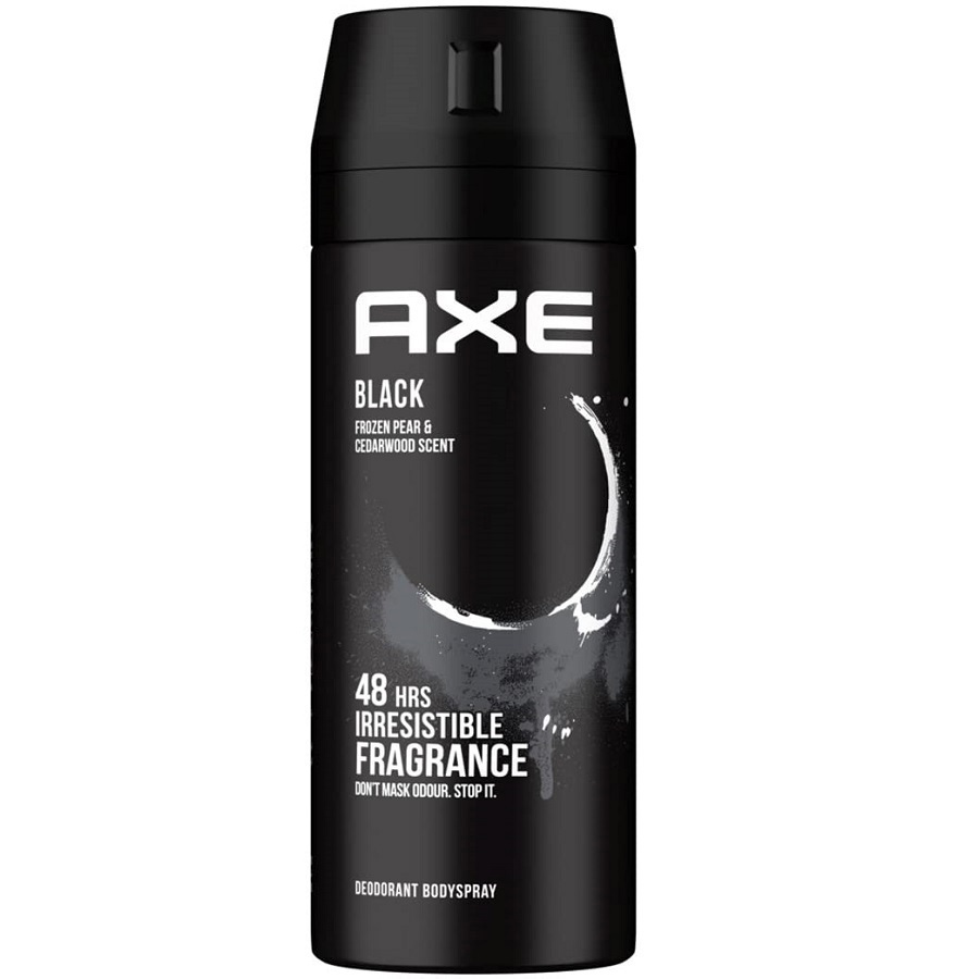 مزيل عرق بخاخ للجسم يدوم 48 ساعة أسود 150 مل