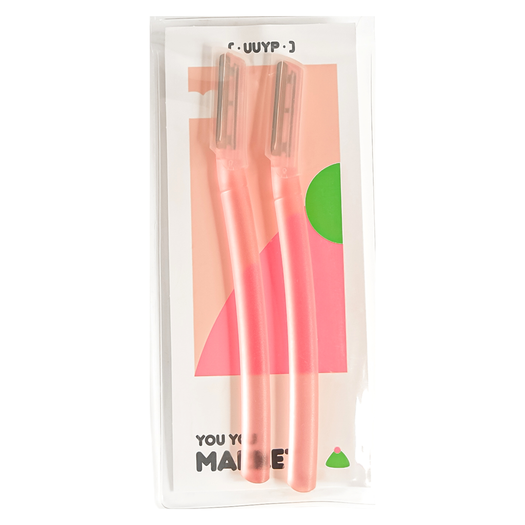 مجموعة شفرات حلاقة الحواجب يو يو 026 قطعتين