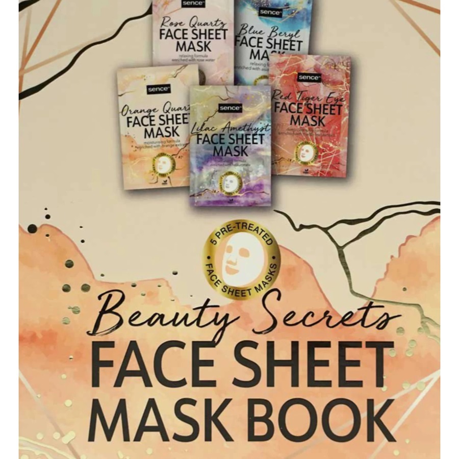 كتاب أقنعة الوجه الورقية 5 قطع