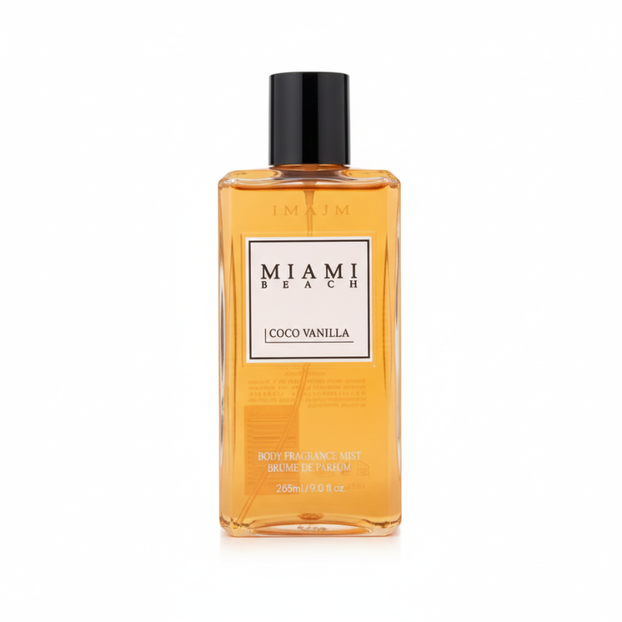 معطر للجسم برائحة جوز الهند والفانيليا من ميامي بيتش، 265 مل