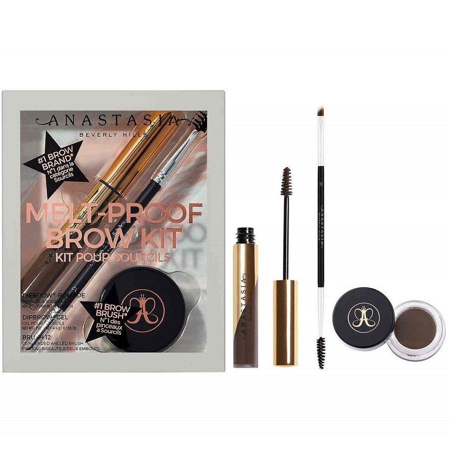 مجموعة تحديد الحواجب ميلت بروف بني متوسط 3 قطع